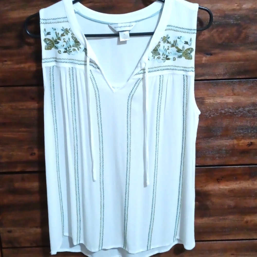 Christopher & Banks sleeveless blouse